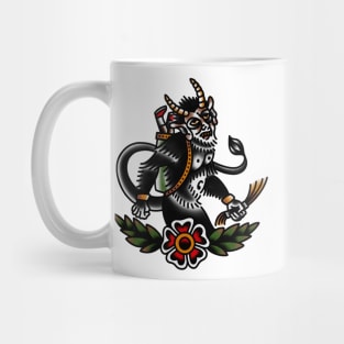 Traditional Krampus Tattoo Piece Mug